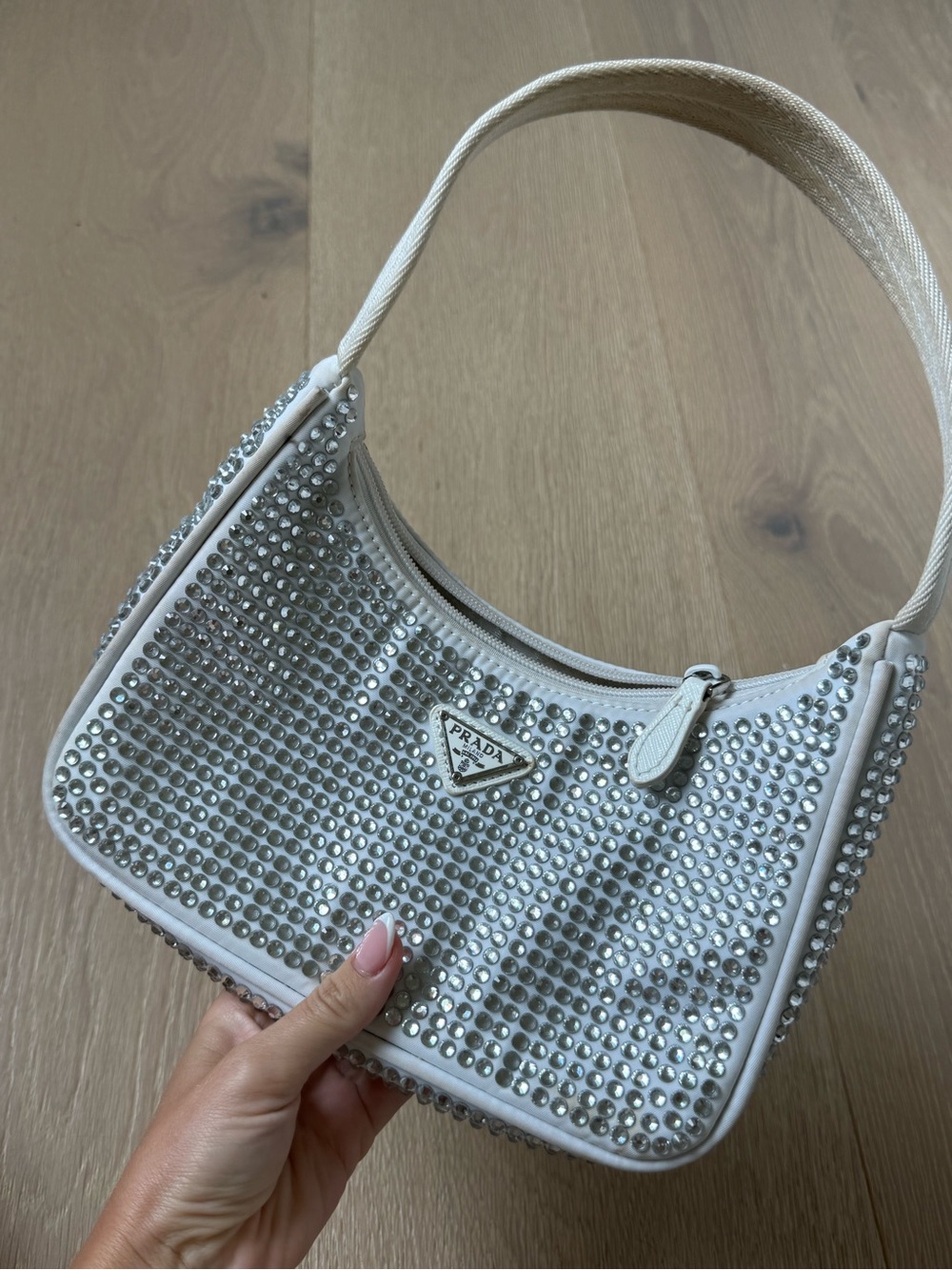Designer Bag Silver Rhinestone - Picture 4 of 10